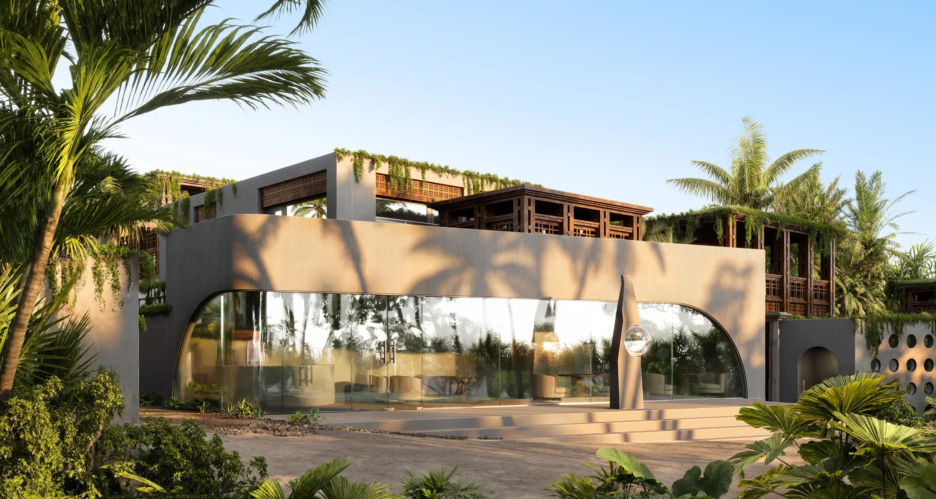 BAZA BALI ORIGINS — вид на территорию