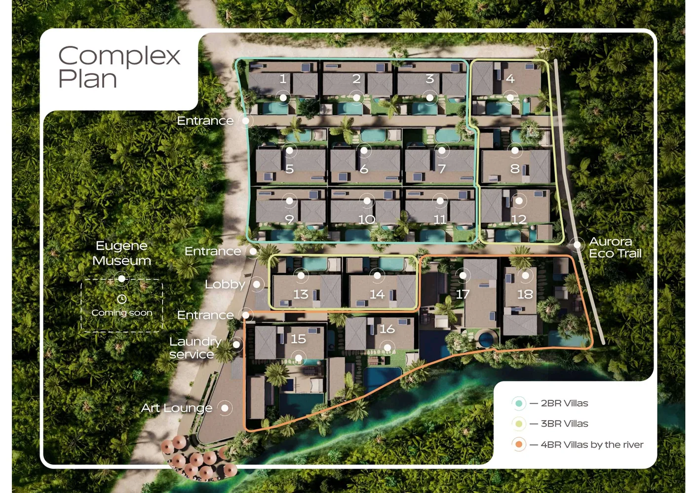 Генеральный план BAZA BALI ORIGINS