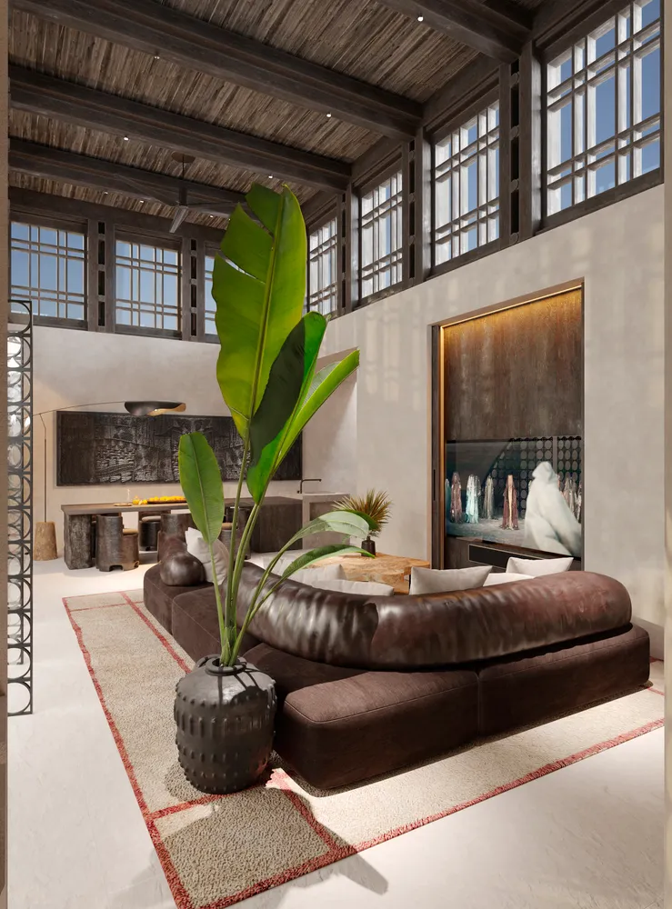 Вилла 2BR — гостиная